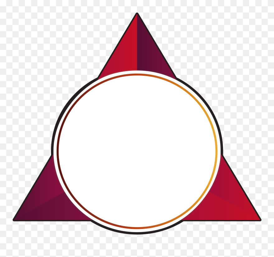 Red Clip Art Wine Title Box - สามเหลี่ยม Png Transparent Png