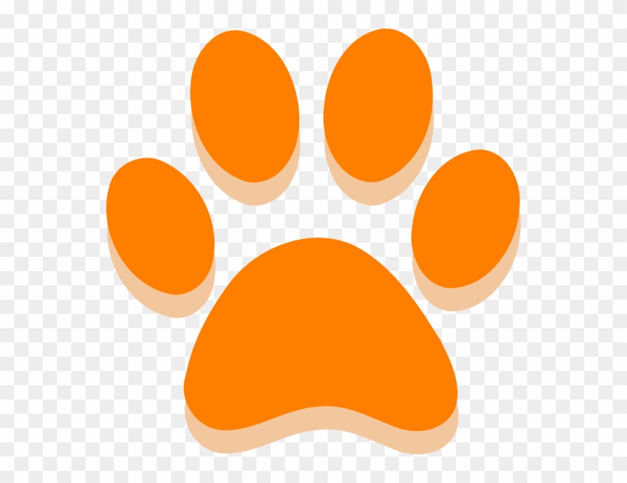 Paw Print Clip Art - Color Huella De Perro - Png Download