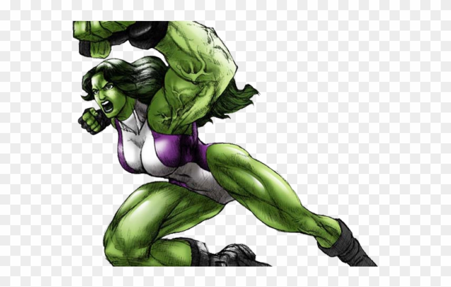 She Hulk Clipart Black And White - She Hulk Png Transparent Png
