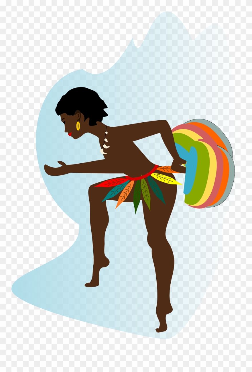 Transparent Dancer African American Vector Freeuse - African Dance Silhouette Png Clipart