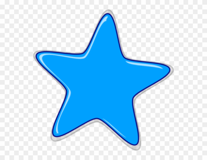 Blue Star Clip Art - Pink Star Clipart - Png Download