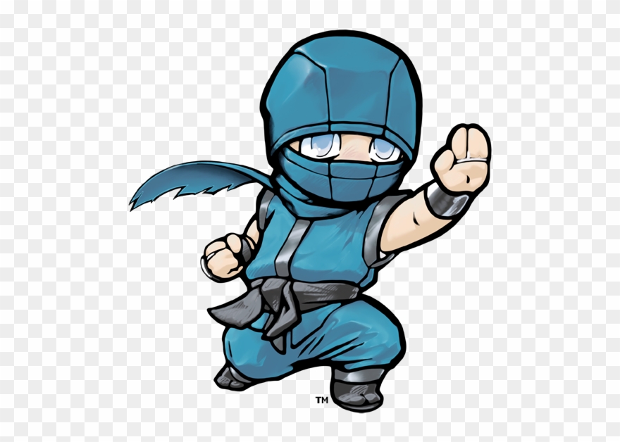 Ninjafirstblue - Blue Ninja Png Clipart