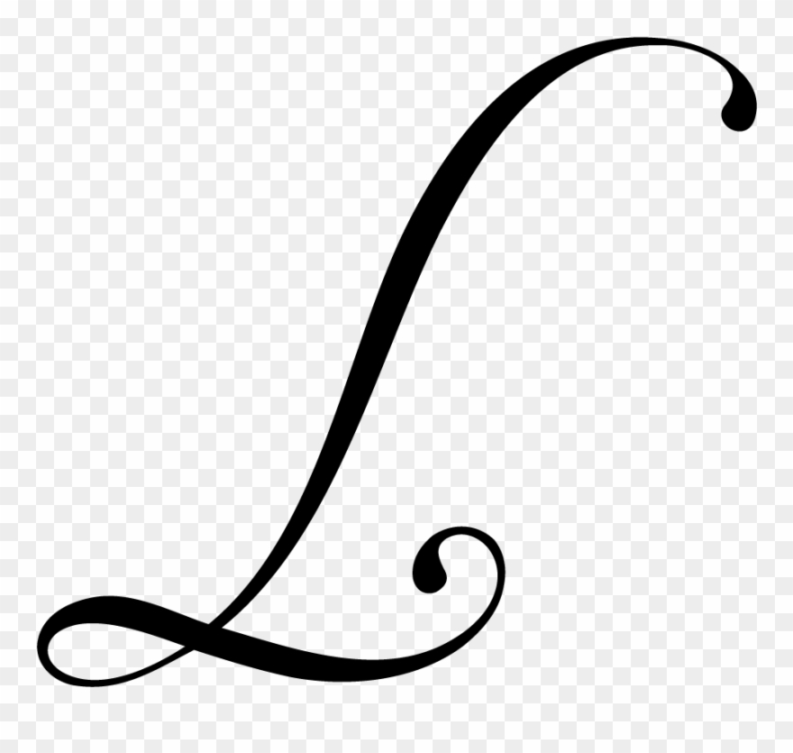 Monogram Letters Wedding Programs - Letter Clipart