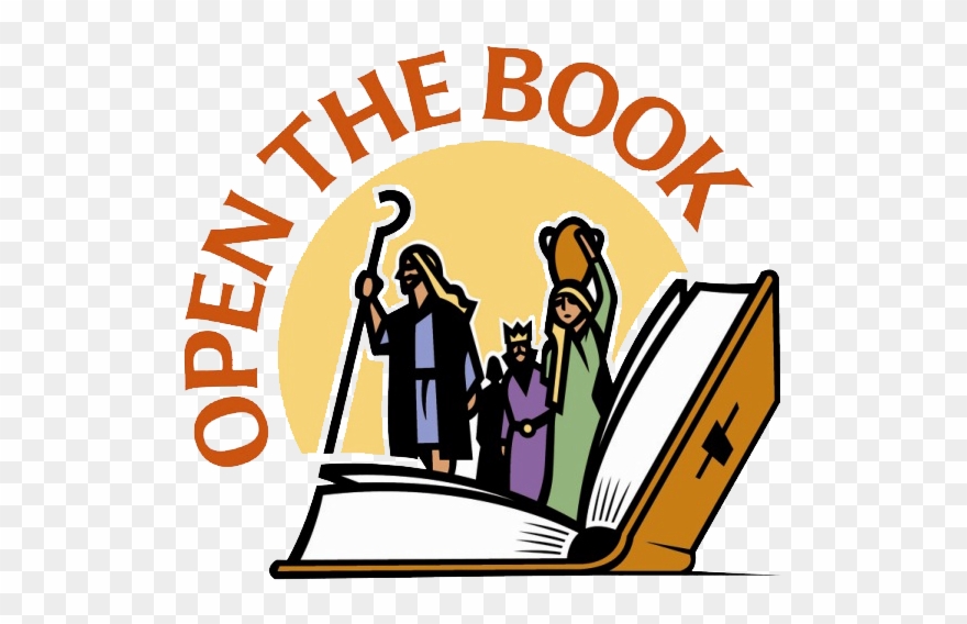 Enabling Every Child To Hear The Story Of The Bible - Open The Book Logo Clipart
