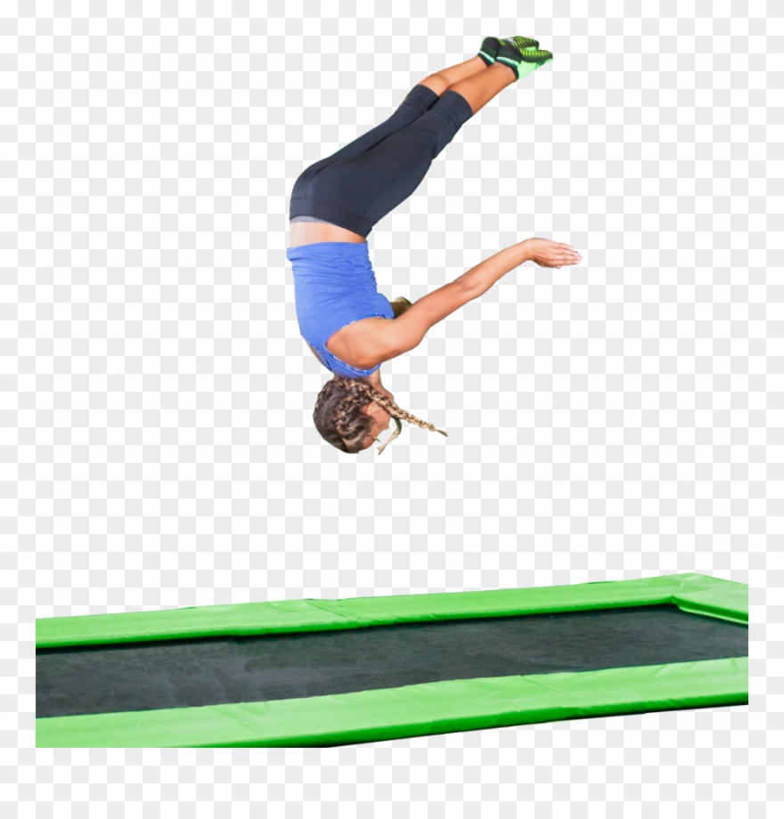 Tumble Traks - Trampoline Jump Clipart