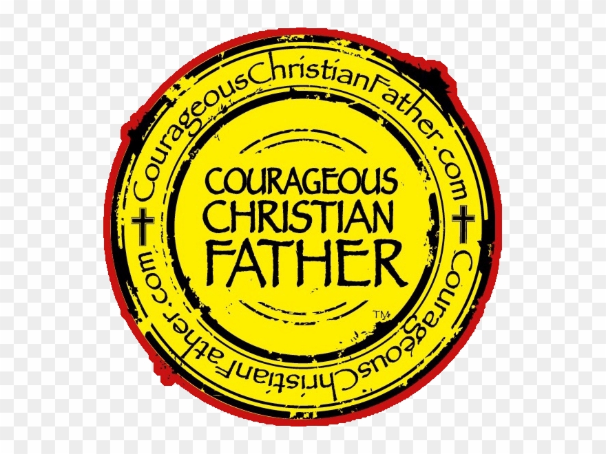 Red/yellow Courageous Christian Father Logo - Palindrome 8 17 18 Clipart