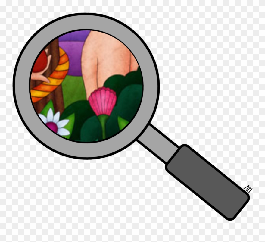For Example, This Magnifying Glass Is A Close-up Of - Magnifying Glass Clipart