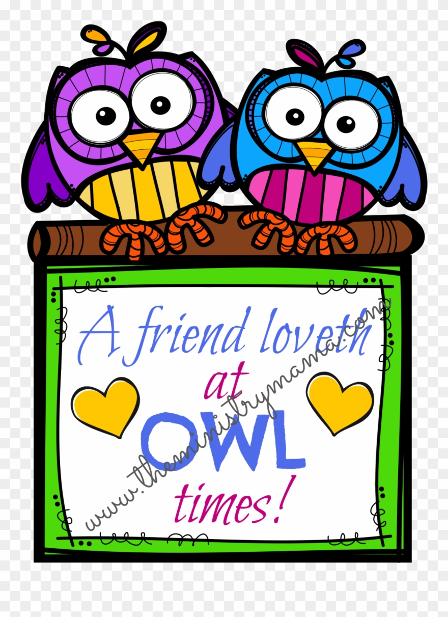 Free Christian Valentine Printables The Ministry Mama - Free Owl's With Sayings Clipart