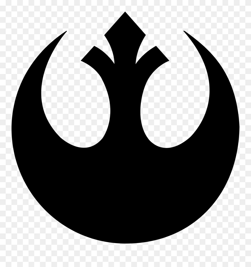 Logo Clipart Star Wars - Star Wars Rebel Symbol - Png Download