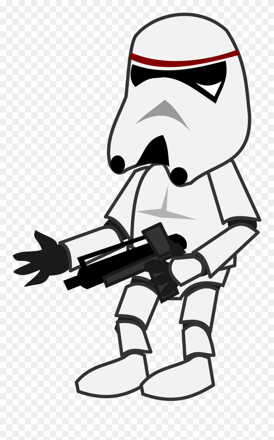 Comic Characters - Stormtrooper - Clip Art Characters - Png Download