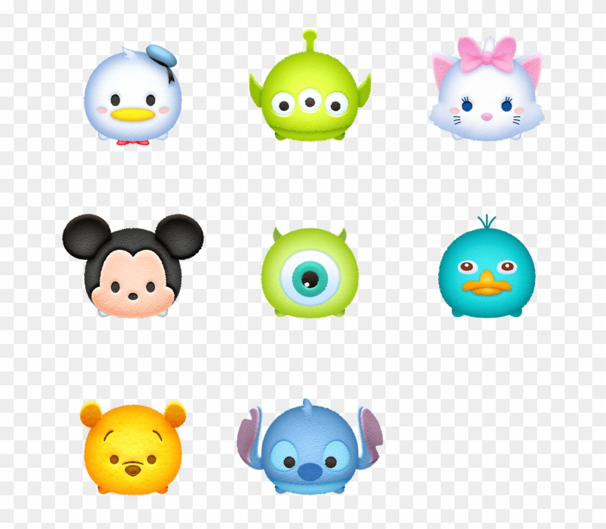 Disney Tsum Characters Png Tsum Clipart - Tsum Tsum Characters Cliparts Transparent Png