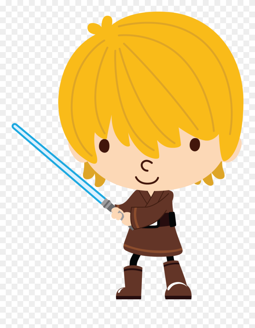 Royalty Free Star Wars Minus Party - Luke Star Wars Clipart - Png Download