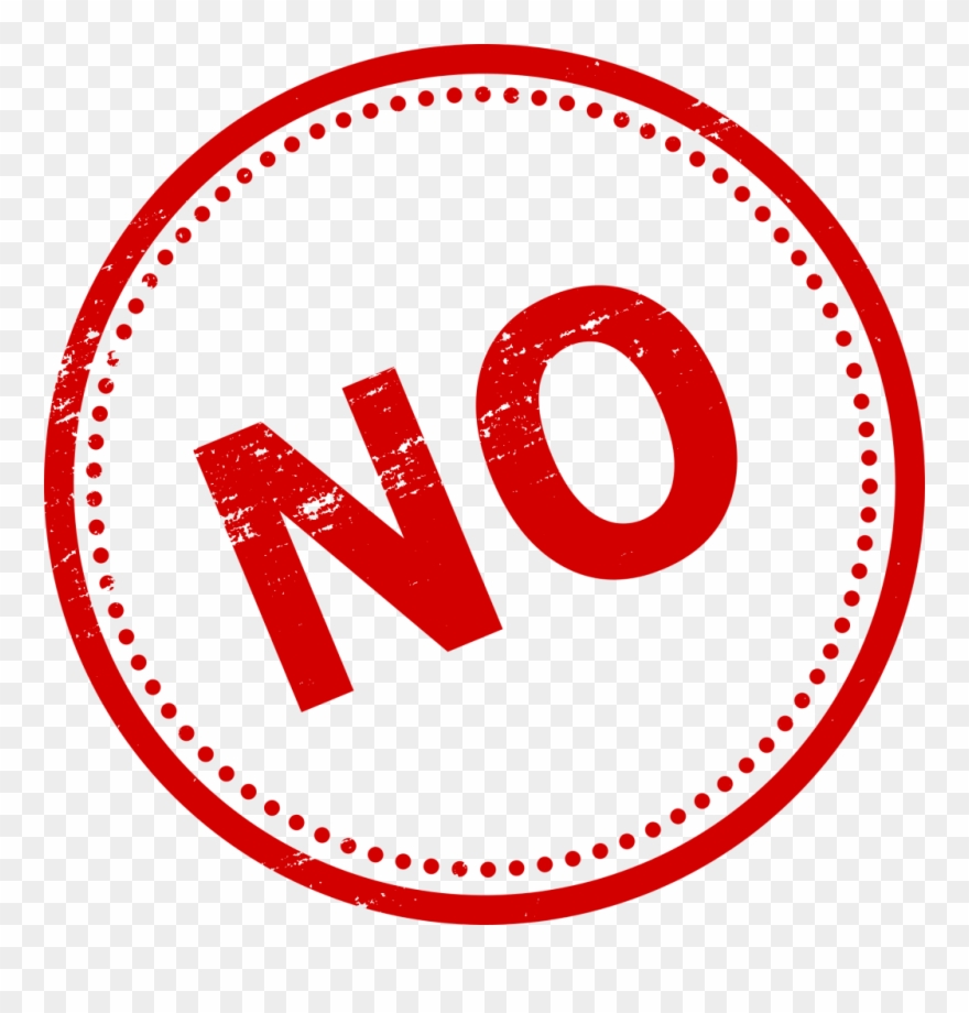 No Png - Stamp Png Clipart