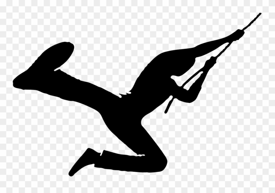 Picture Black And White Library Warriors Cliparts Image - American Ninja Warrior Silhouette - Png Download