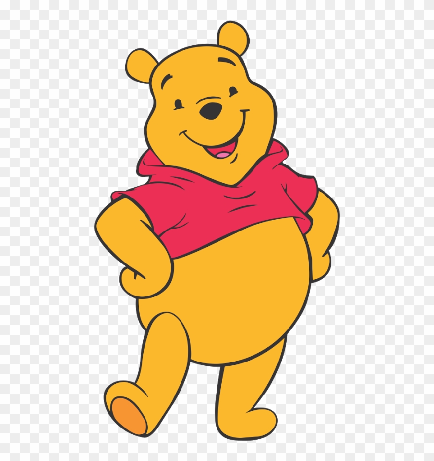 Pooh Vector Art - Winnie The Pooh Png Clipart