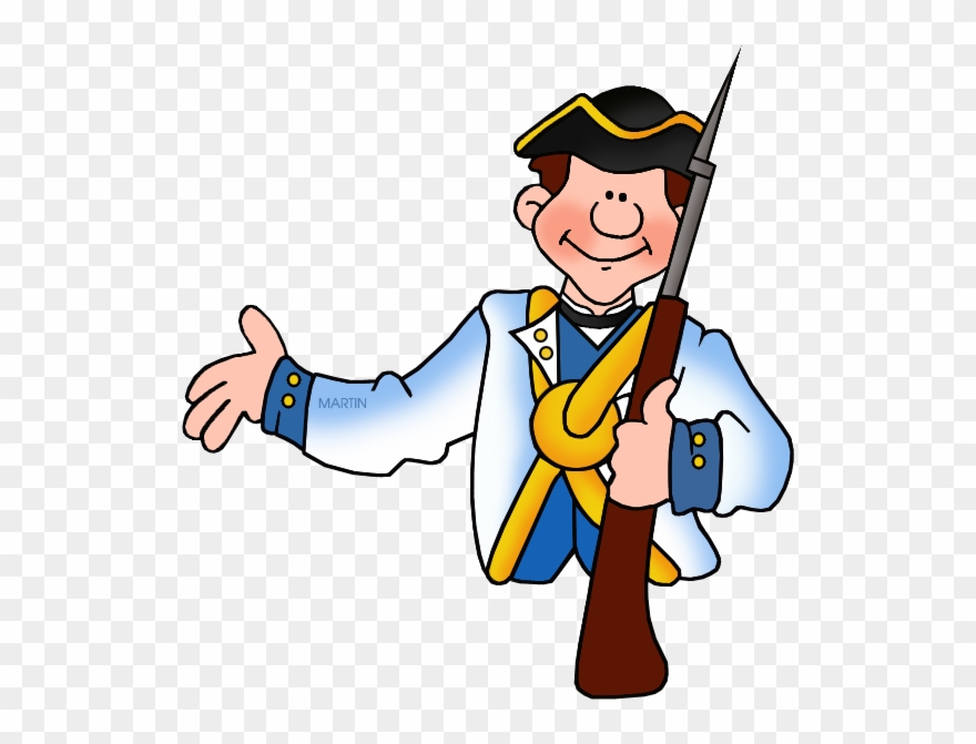 Royalty Free Library Clipart Military - Revolutionary War Clipart - Png Download