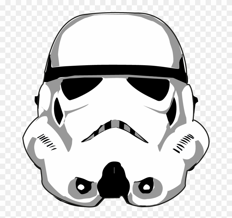 Stormtrooper Esb-boba Luke - Star Wars - Stormtrooper 'a New Hope' Helmet Replica Clipart
