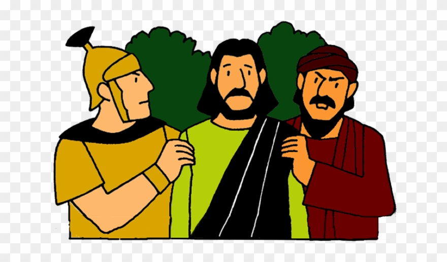Good Story Telling Ideas - Jesus Is Arrested Cartoon Clipart