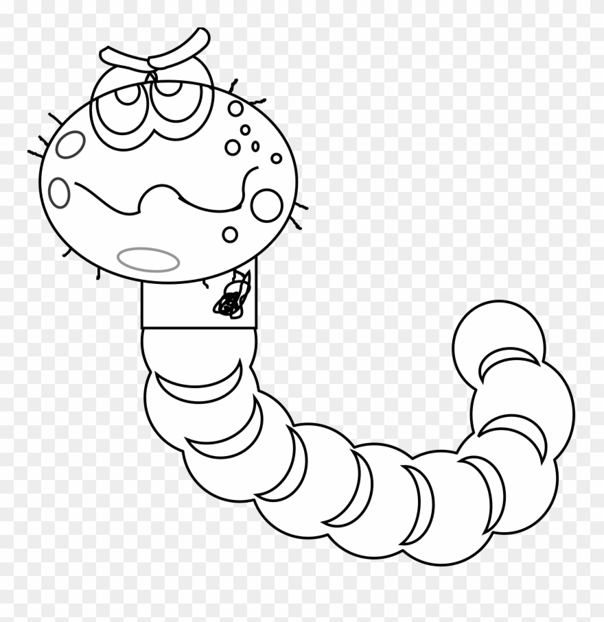 Worm Svg - Clip Art - Png Download