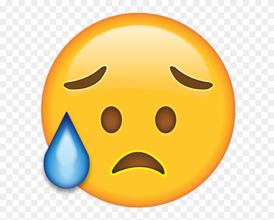 Disappointed But Relieved Emoji Clipart