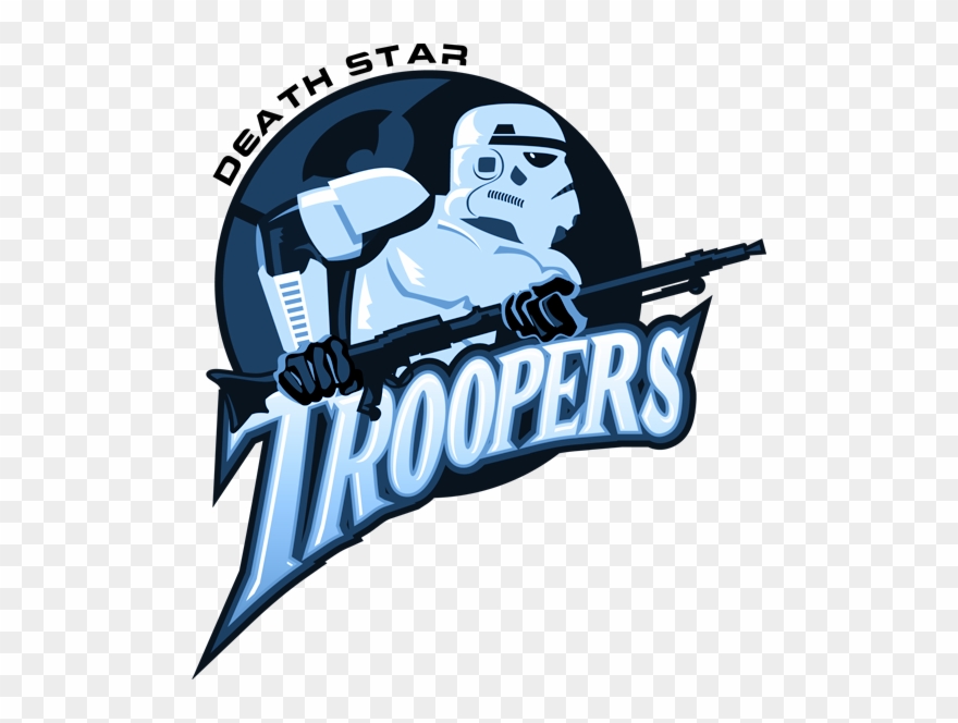 Death Star Shooting Png Vector Library - Death Star Troopers Logo Clipart