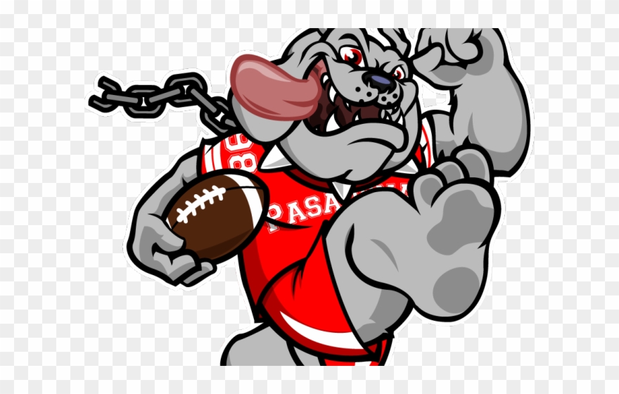 Pioneer Clipart Mascot - Pasadena Bulldogs - Png Download