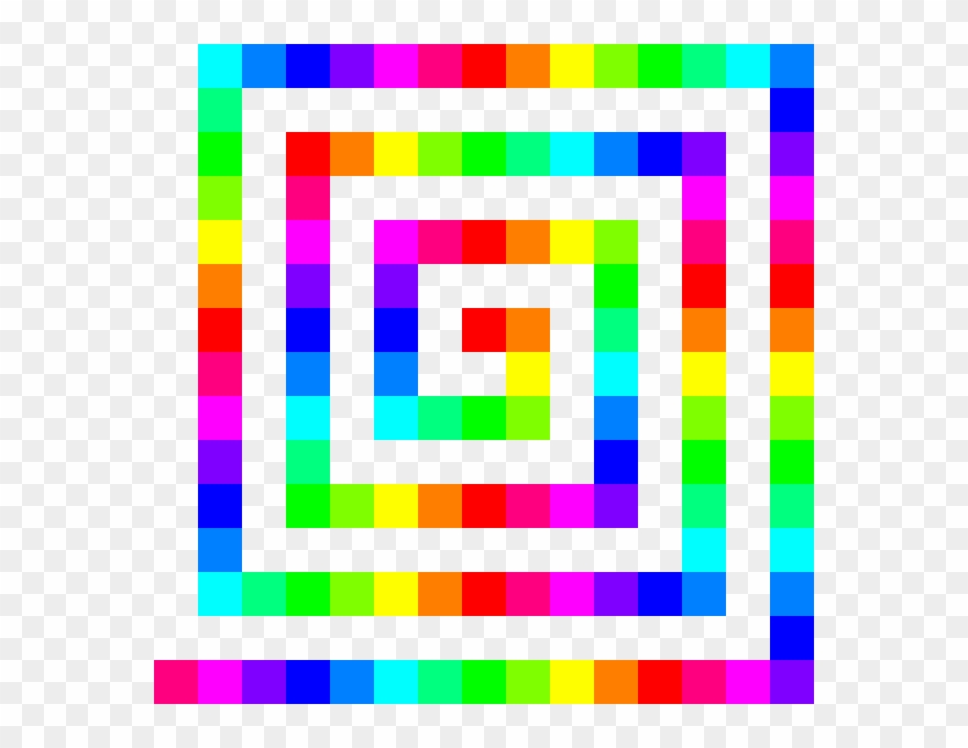 120 Square Spiral 12 Color Png Images Clipart