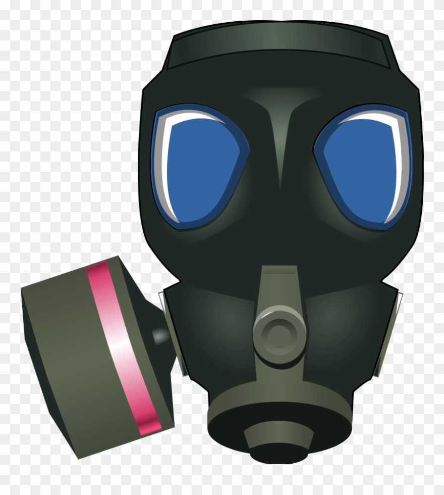 Gas Mask Clipart, Vector Clip Art Online, Royalty Free - Png Download