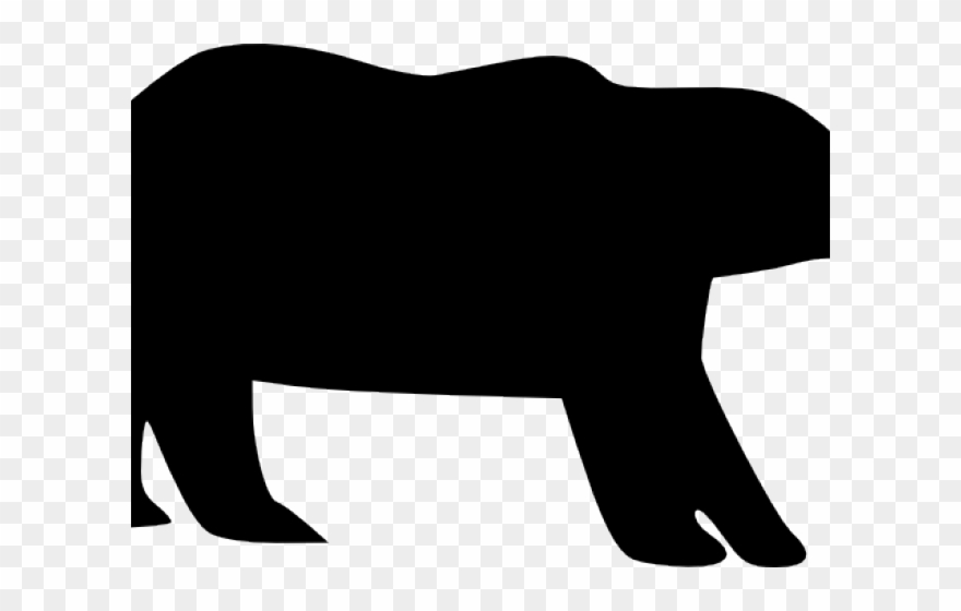Black Bear Clipart Icon - Png Download