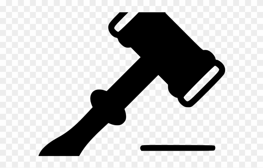 Lawyer Clipart Hammer - Png Download