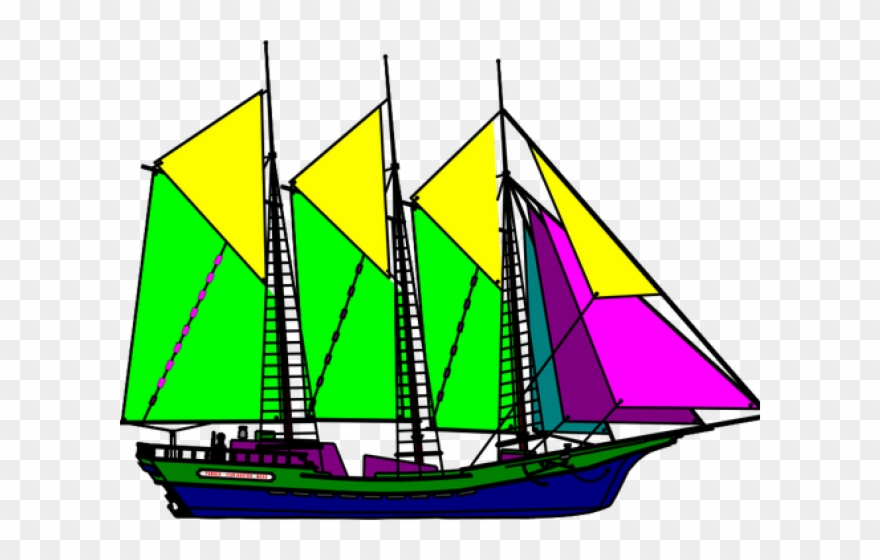 Sailing Boat Clipart Layar - Png Download