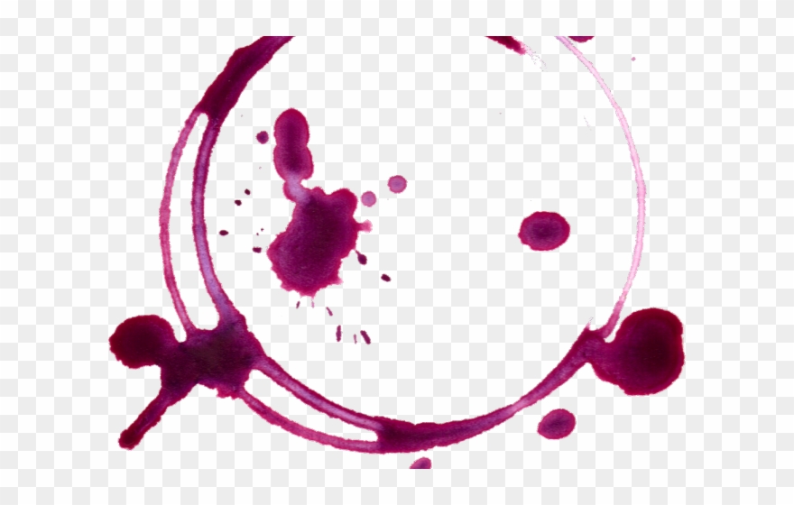 Wine Clipart Spilled Wine - Png Download