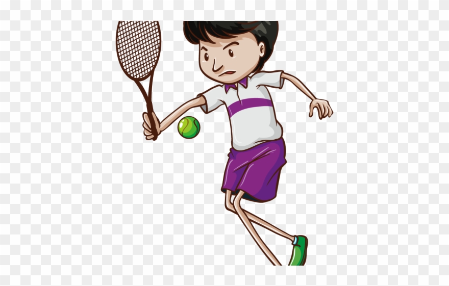 Tennis Clipart Purple - Png Download