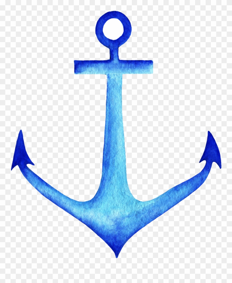 Blue Anchor Png Clipart
