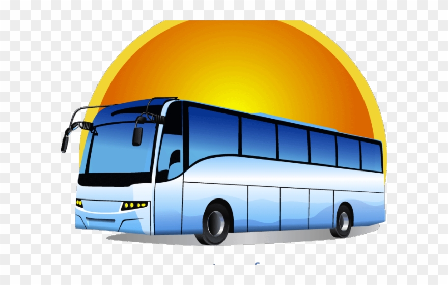 Bus Clipart Vacation - Png Download