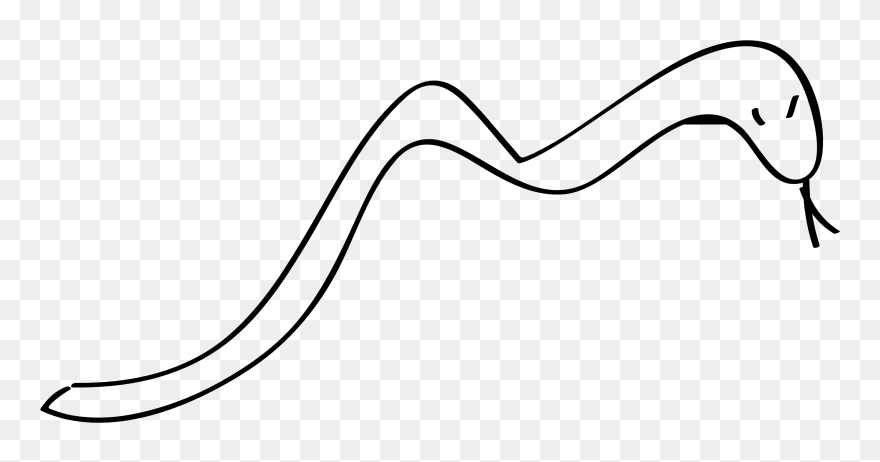 Snakes Drawing Reptile Coloring Book Black And White Clipart