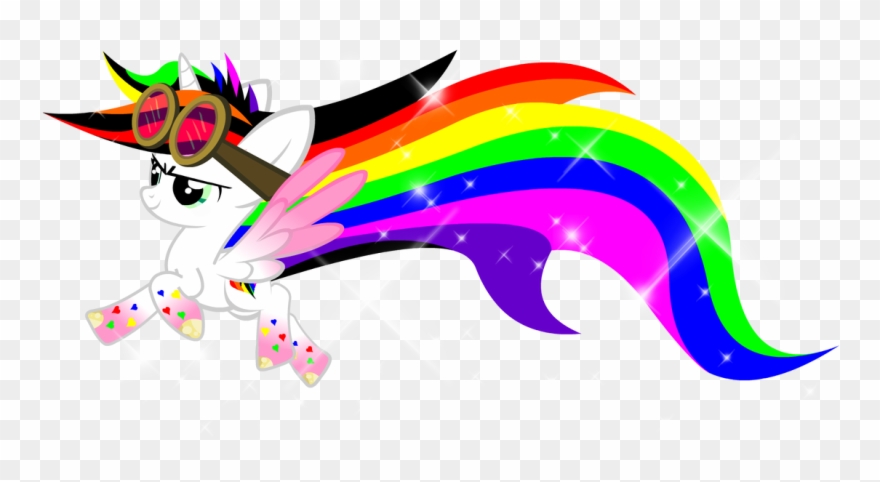 Rainbow Clipart Lightning - Png Download