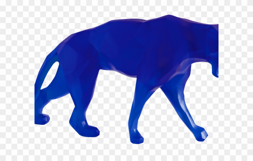 Panther Clipart Blue Panther - Png Download