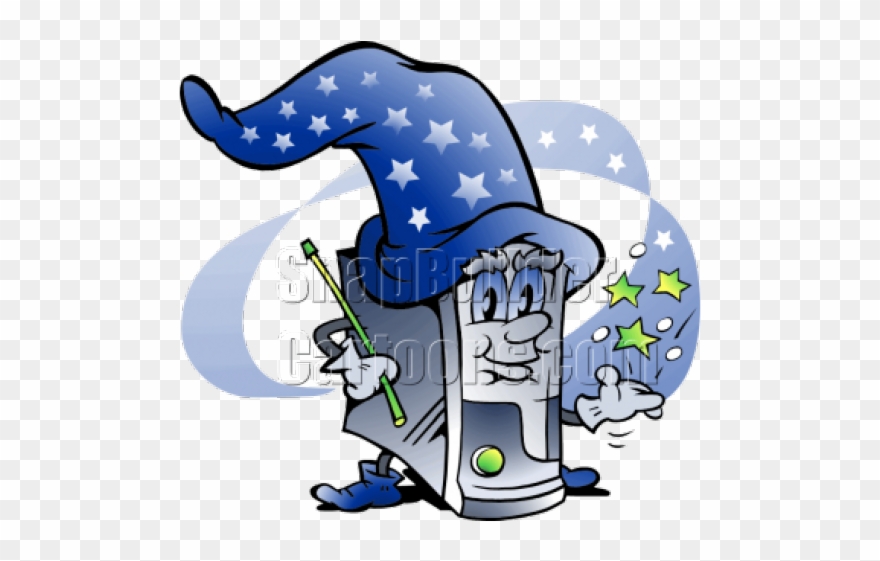Wizard Clipart Computer Wizard - Png Download