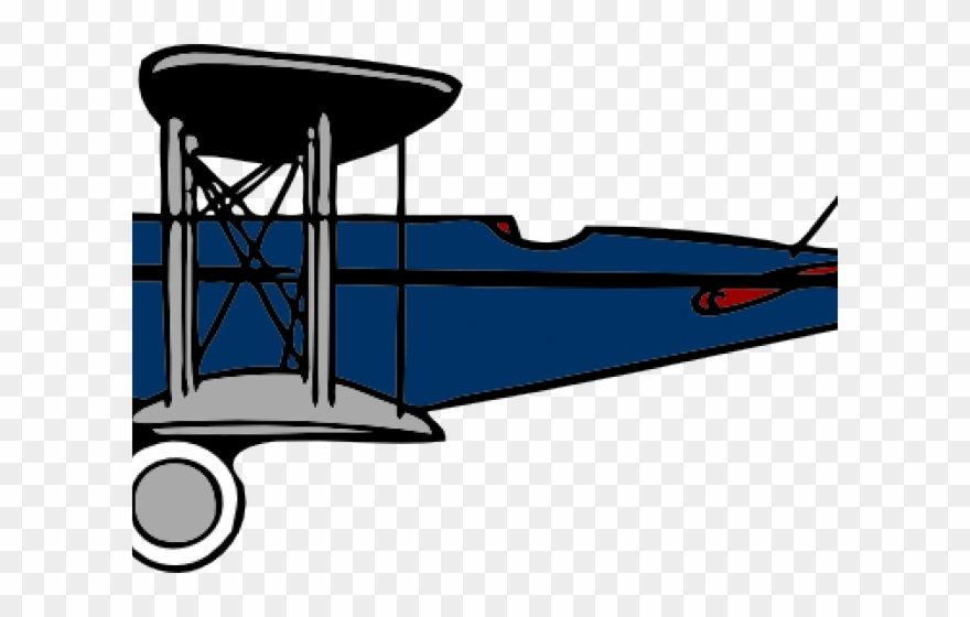 Old Clipart Aeroplane - Png Download
