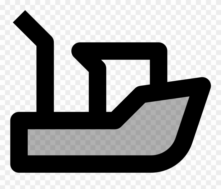 Small Fishing Boat Icon Clipart