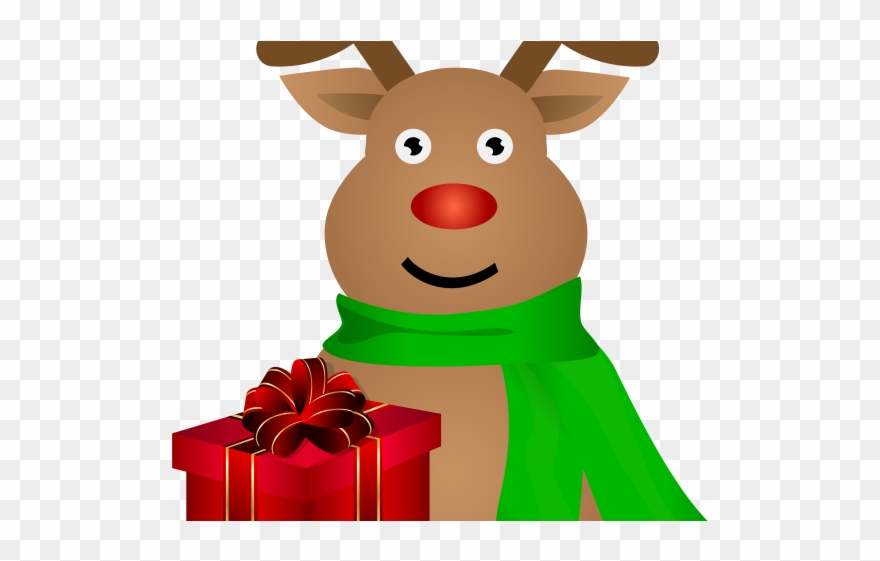 Reindeer Clipart Shopping - Png Download