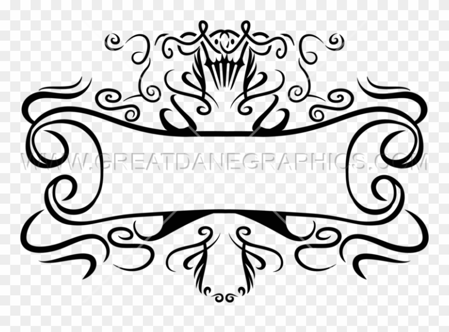 Scroll Clipart Decorative Edge - Png Download