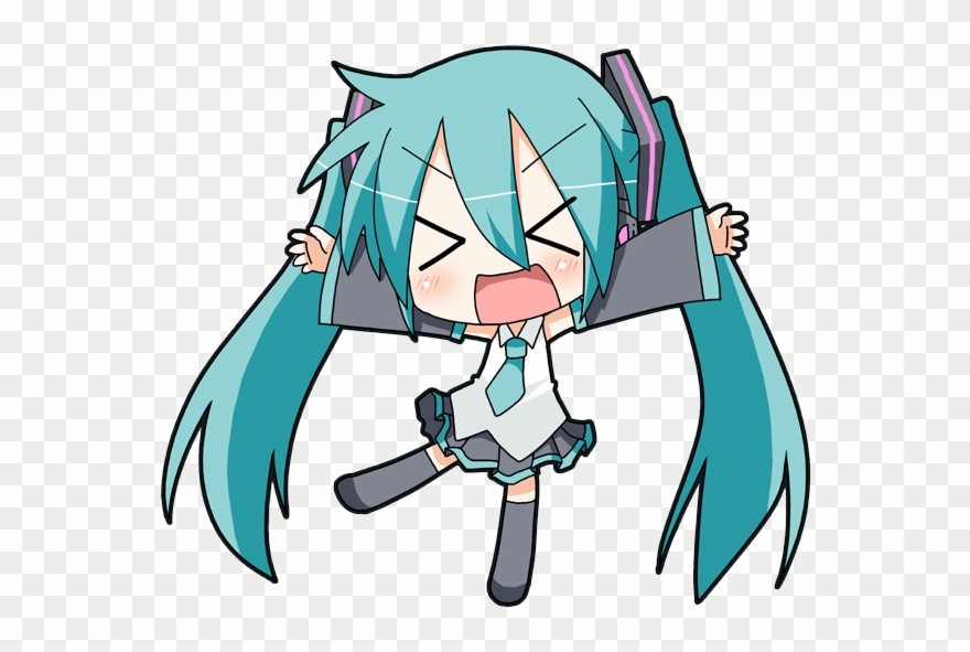 Hatsune Miku Clipart Simple - Png Download