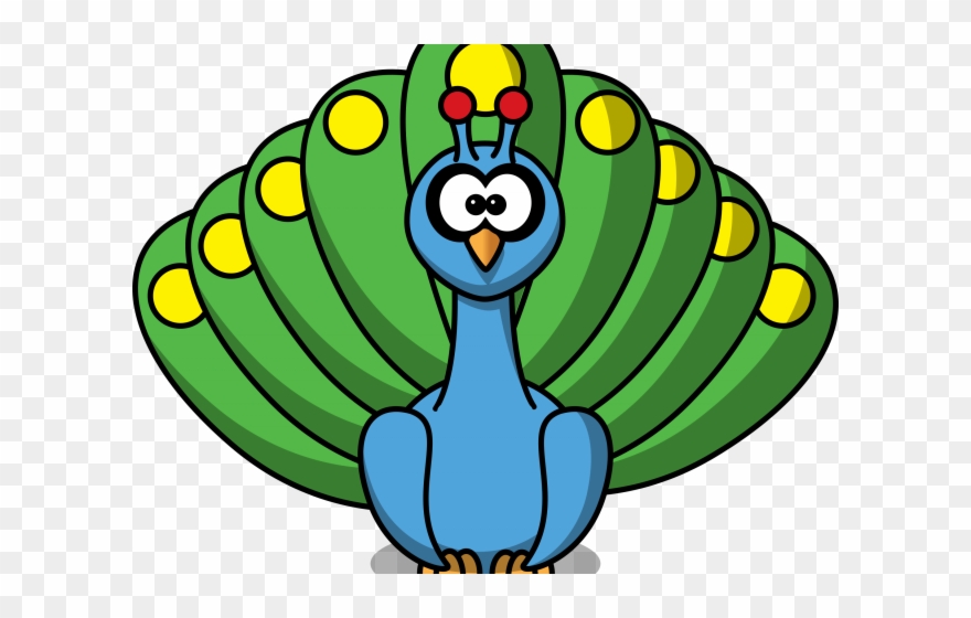 Peacock Clipart Rain Clipart - Png Download