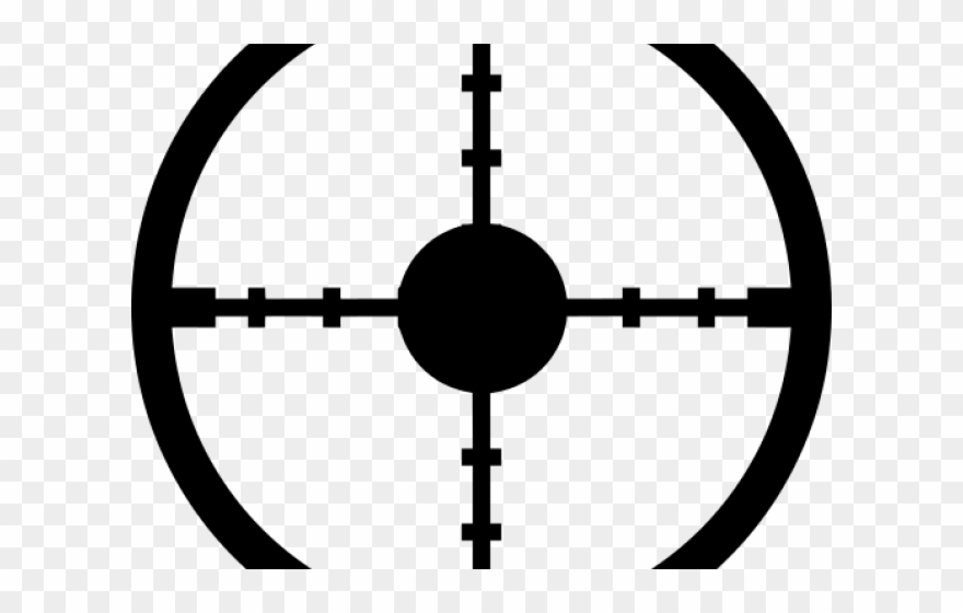 Sniper Clipart Target Sign - Png Download