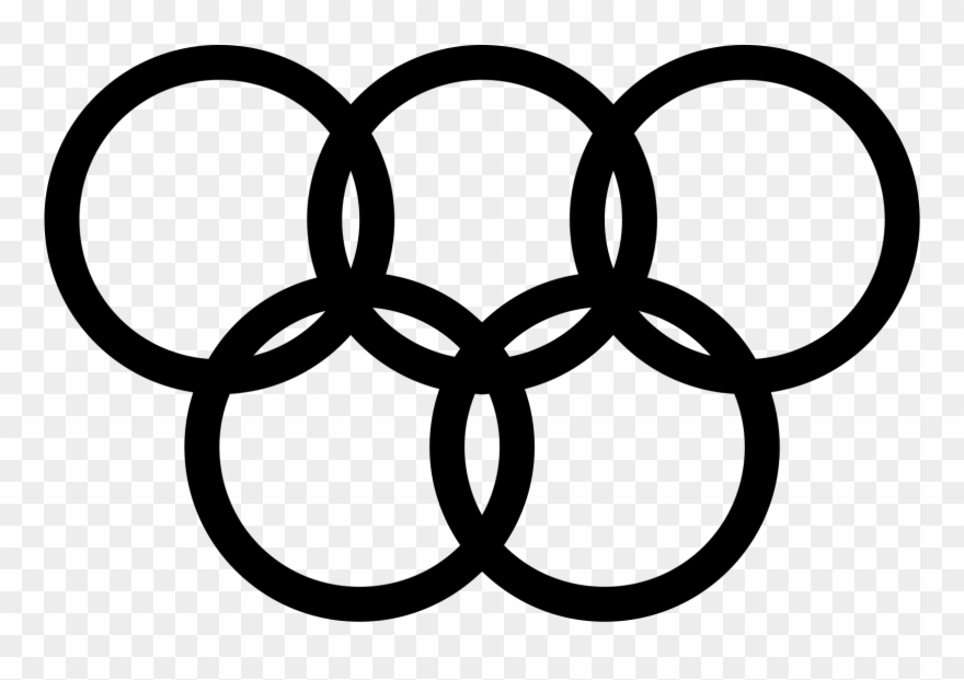 Medal Clipart Olympics Ring - Png Download
