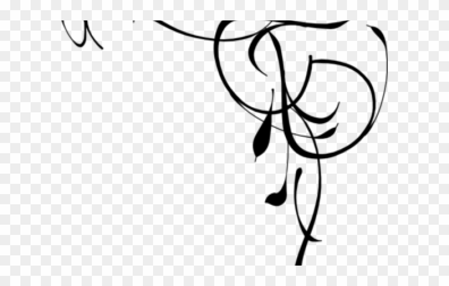 Swirls Clipart Free Fancy - Png Download