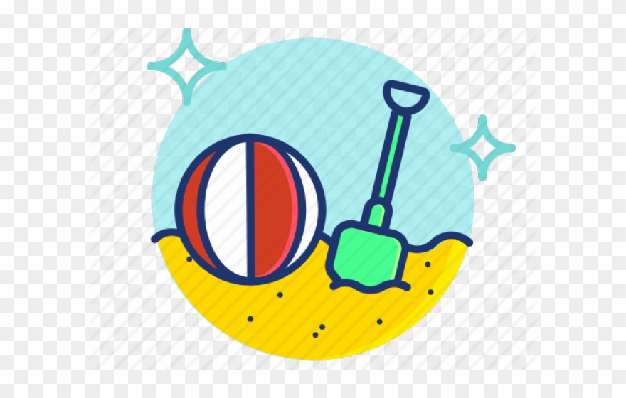 Surfboard Clipart Sand Toy - Png Download