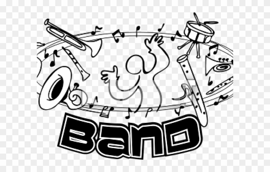 Concert Clipart Band Practice - Png Download